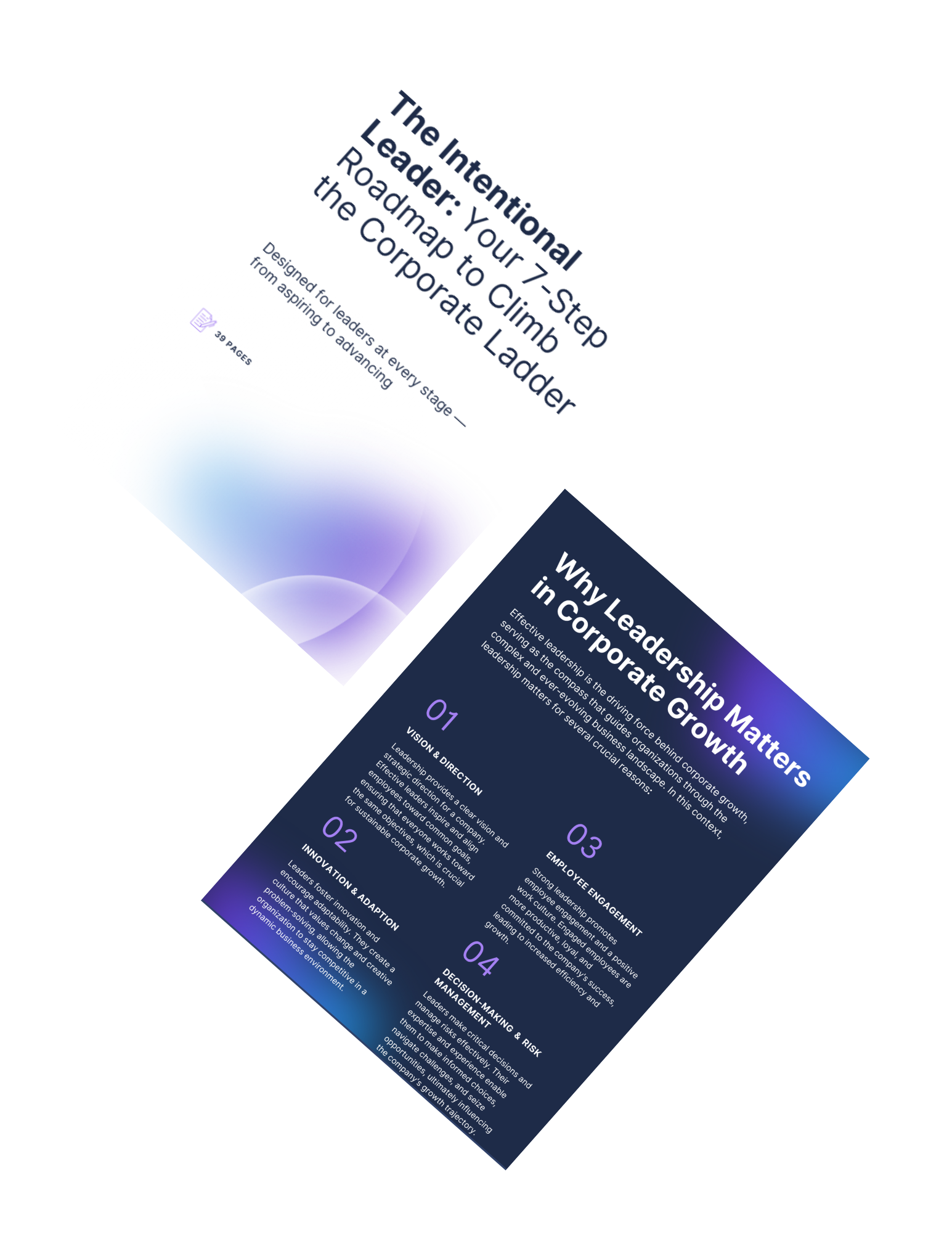 The Intentional Leader eBook cover mockup